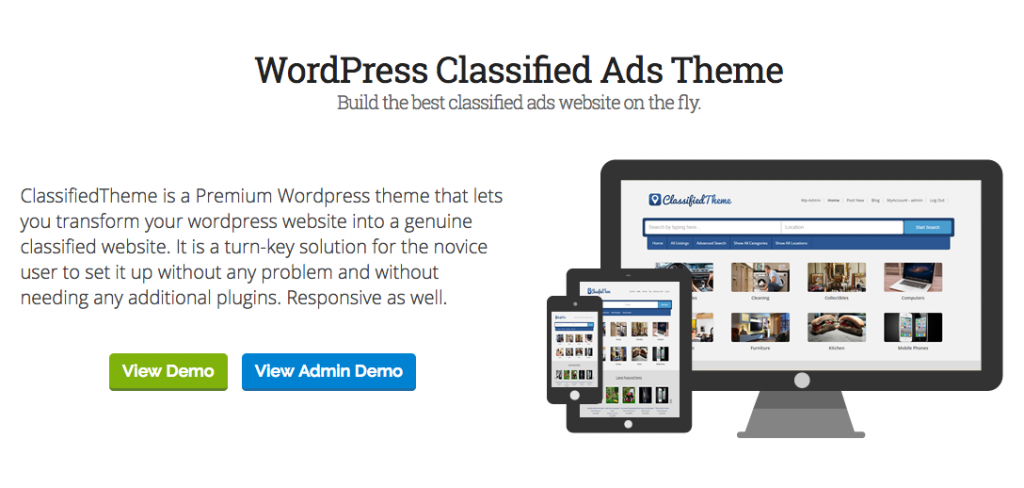 Wordpress Classified Ads Theme