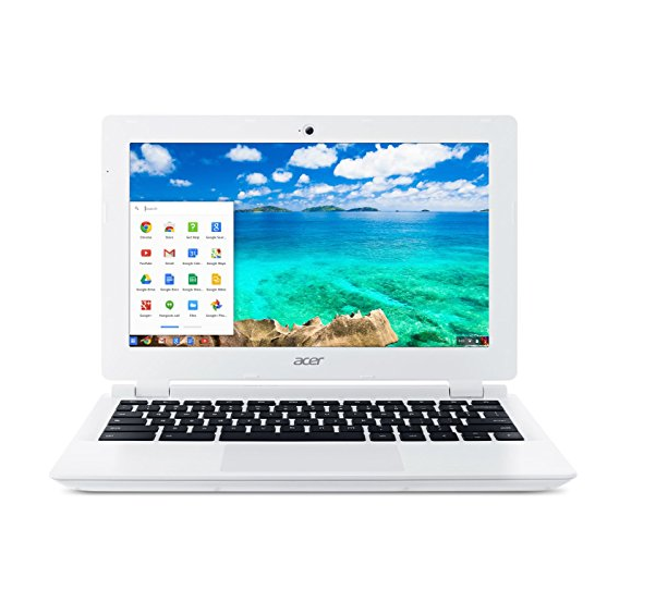 White Acer Chromebook